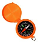 ALLEN Pocket Compass w/Lid Luminous Dial Orange