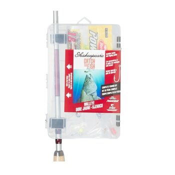 SHAKESPEARE Catch More Fish Walleye Spinning Combo 6' 6" 2 pc