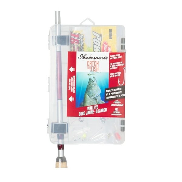 SHAKESPEARE Catch More Fish Walleye Spinning Combo 6' 6" 2 pc
