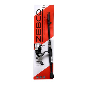 ZEBCO 33 Medium Telescopic Spinning Combo 6 ft 6 in