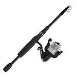 ZEBCO 33 Medium Telescopic Spinning Combo 6 ft 6 in