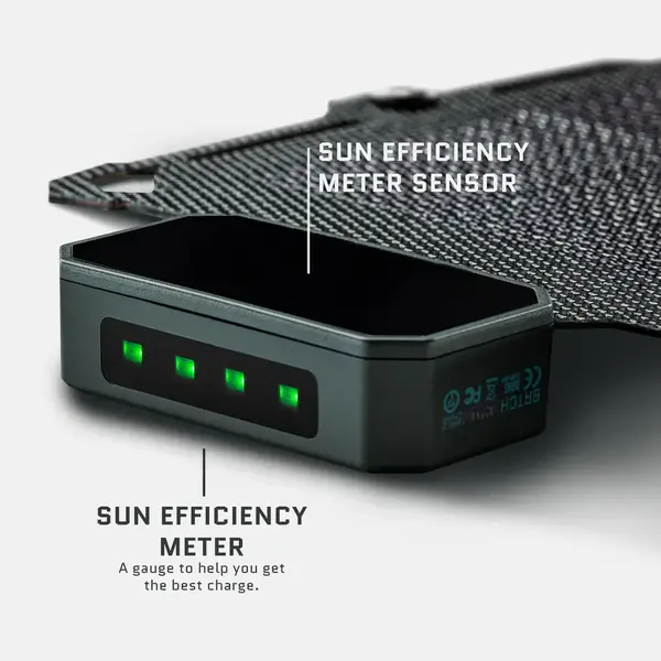 DARK ENERGY Spectre 8W Folding Solar Panel Gray