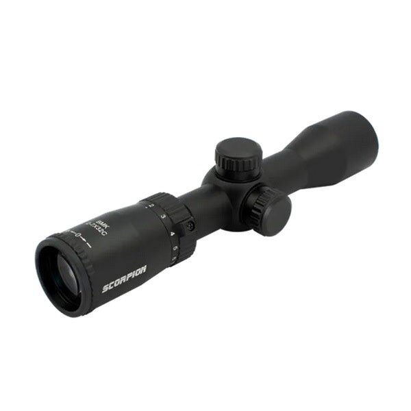 SCORPION Marksman 2-7x32 Compact Scope Rimfire w/Rings