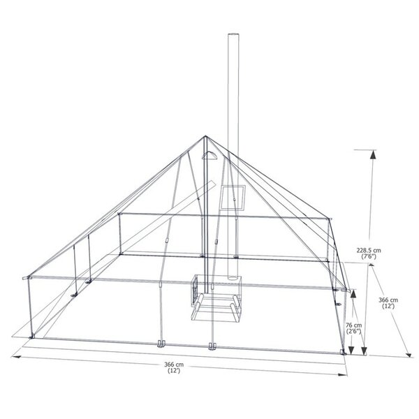 ESKER Winter Tent Classic - 12x12