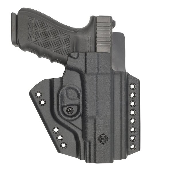 C&G HOLSTERS Glock 17/19 | Denali Chest Mounted Kydex Holster System Right Hand XL-4XL