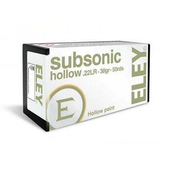 ELEY 22 LR 38gr SUBSONIC HP 50ct