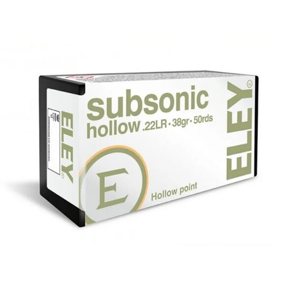 ELEY 22 LR 38gr SUBSONIC HP 50ct
