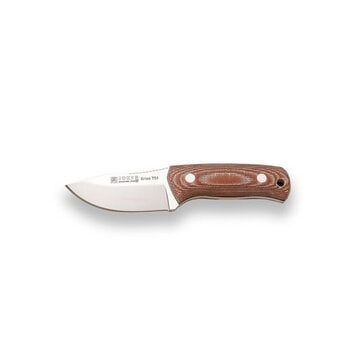 JOKER KNIVES Erizo TS1 Brown Canvas Micarta Handle