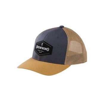 BROWNING Elder Grey/Gold Snapback