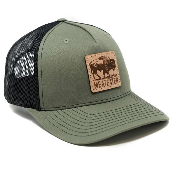 MEATEATER Bison Badge Trucker Hat Loden/Black