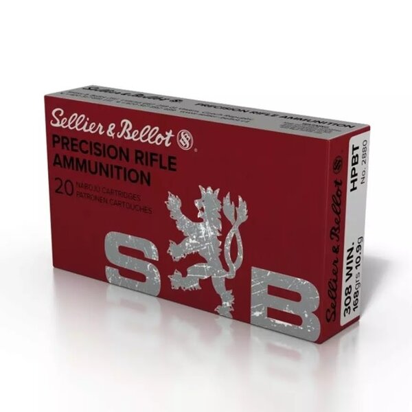 SELLIER & BELLOT 308 Win 168gr HPBT 20ct