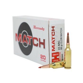 HORNADY 22 ARC 88gr ELD Match 20ct