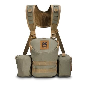 KIFARU Deluxe Bino Harness Medium Ranger Green