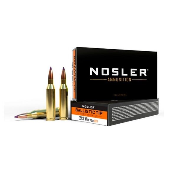 NOSLER 243 Win 70gr Ballistic Tip Varmint 20ct