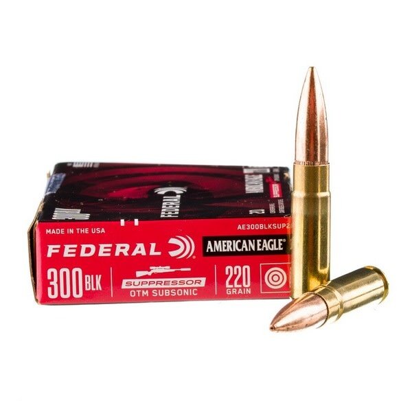 FEDERAL AE 300 Blackout 220gr OTM Subsonic 20ct