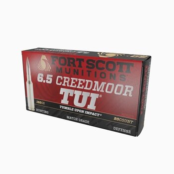 FORT SCOTT MUNITIONS 6.5 Creedmoor 140gr TUI SCS 20ct