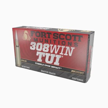 FORT SCOTT MUNITIONS 308 Win 175gr TUI SCS 20ct