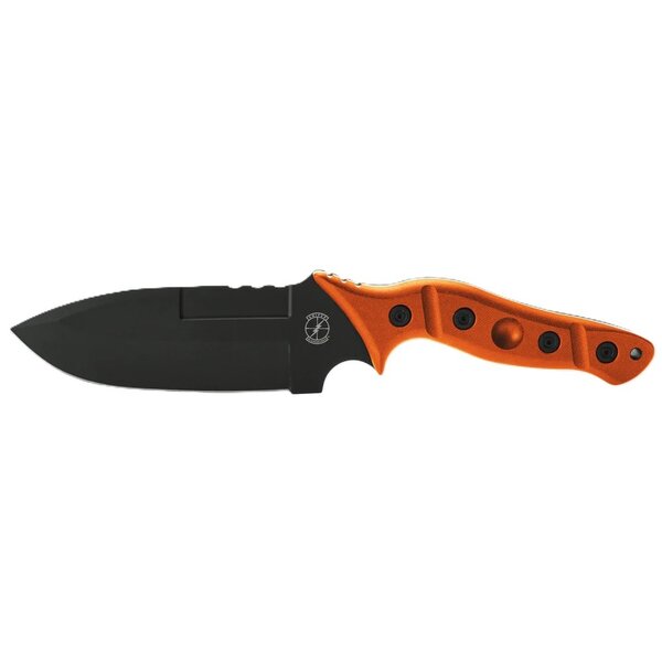 Sniper Bladeworks Mamu Knife Sniper Orange Handle/Black Blade