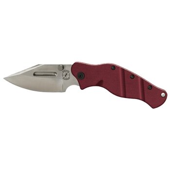 Sniper Bladeworks LPC Knife Red Handle/Satin Blade