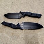 Sniper Bladeworks Mamu Knife Black Handle/Black Blade