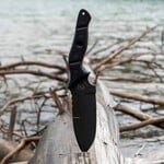 Sniper Bladeworks Mamu Knife Black Handle/Black Blade