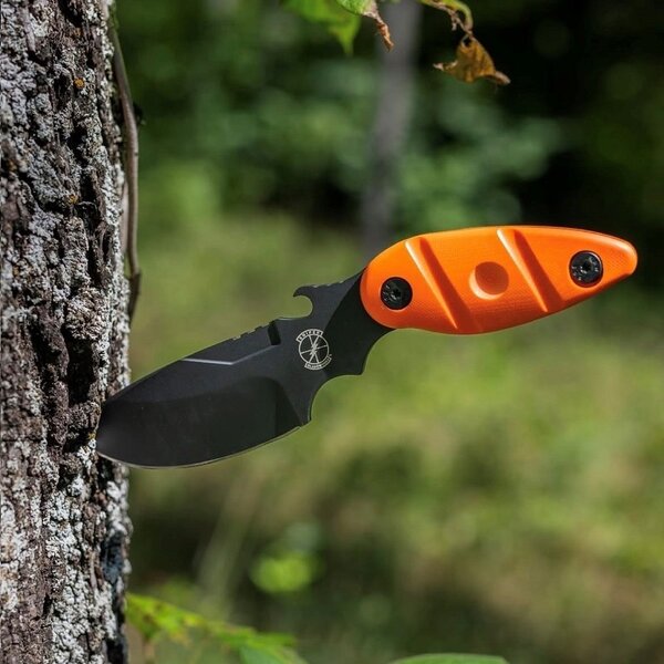 Sniper Bladeworks UC Utility Skinner  Sniper Orange Handle/Black Blade