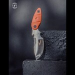 Sniper Bladeworks UC Utility Skinner  Sniper Orange Handle/Satin Blade