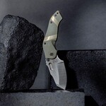 Sniper Bladeworks DMF Knife ODG Handle/Satin Blade