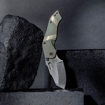 Sniper Bladeworks DMF Knife ODG Handle/Satin Blade