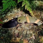 Sniper Bladeworks DMF Knife ODG Handle/Black Blade