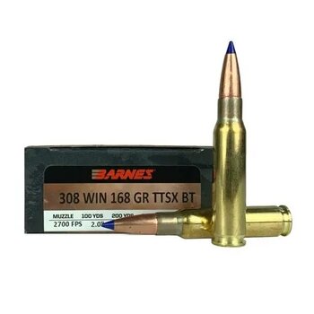 BARNES 308 Win 168gr VOR-TX TTSX 20ct