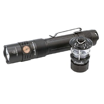 FENIX PD35R Ace 2000 Lumens + 4000mAh Battery + CL01 Black