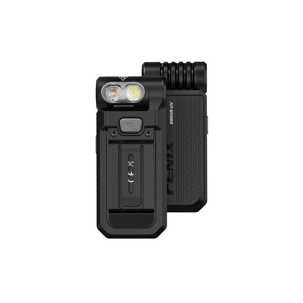 FENIX SW05R-UV 150 Lumens Multi Purpose Clip-On Light Black