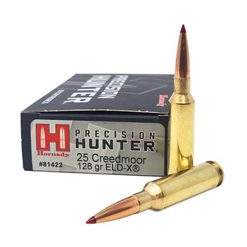 HORNADY 25 Creedmoor 128gr ELD-X Precision Hunter 20ct — Bartons Big Country