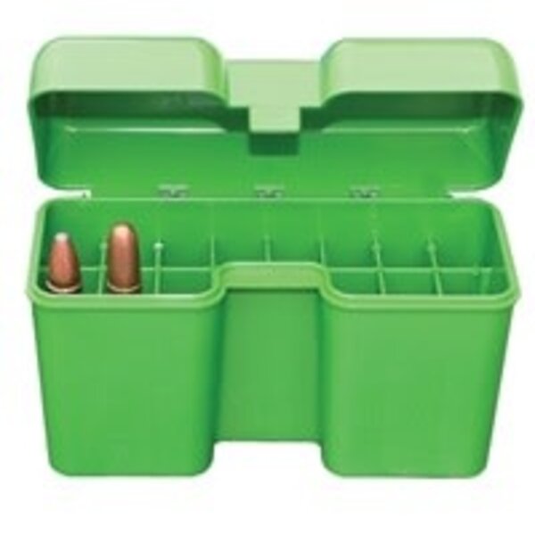 MTM Ammo Box 22 Round Flip-Top 338 WSM 45-70 450 Marlin Green