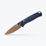BENCHMADE Bugout Axis Drop Point M390 Crater Blue FDE