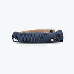 BENCHMADE Bugout Axis Drop Point M390 Crater Blue FDE