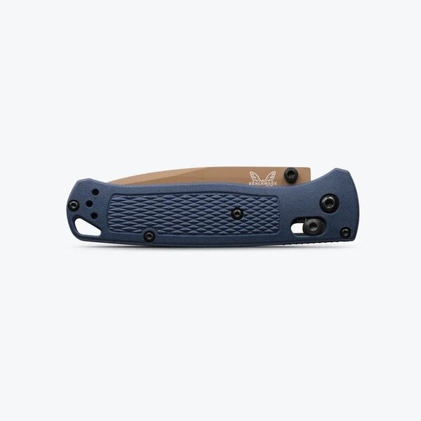 BENCHMADE Bugout Axis Drop Point M390 Crater Blue FDE