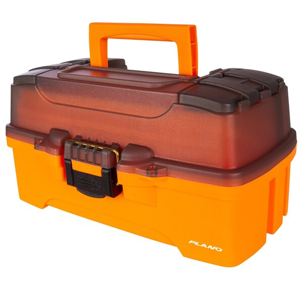 PLANO Two-Tray Tackle Box Orange/Smoke