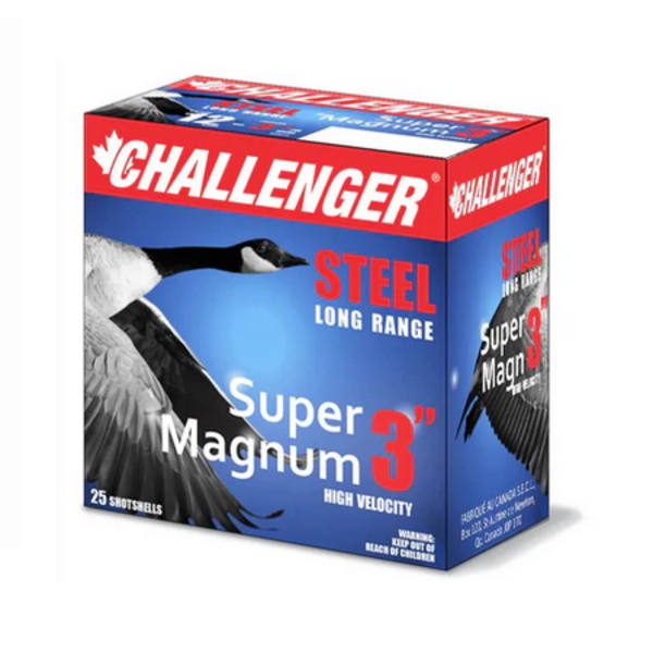 CHALLENGER 12ga 3" 1-1/4oz BB SS LR Super Mag 25ct