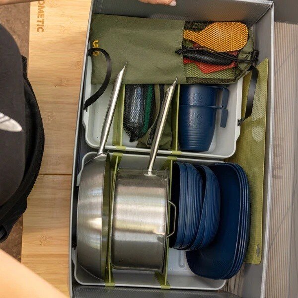 UCO GEAR Cookit Camp Kitchen 47pc Serves 4