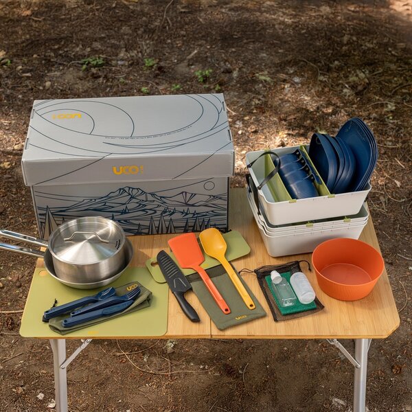 UCO GEAR Cookit Camp Kitchen 47pc Serves 4