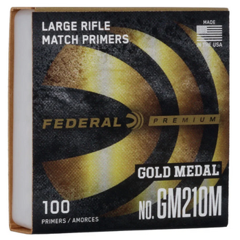 FEDERAL Large Rifle Gold Medal Match Primer 100ct