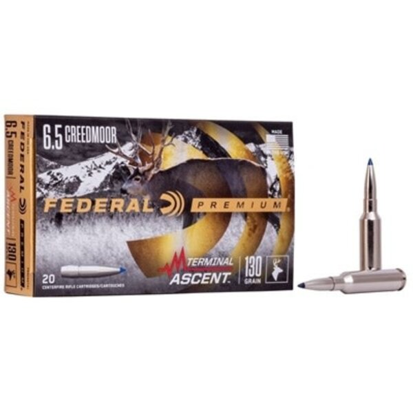 FEDERAL 6.5 Creedmoor 130gr Terminal Ascent 20ct