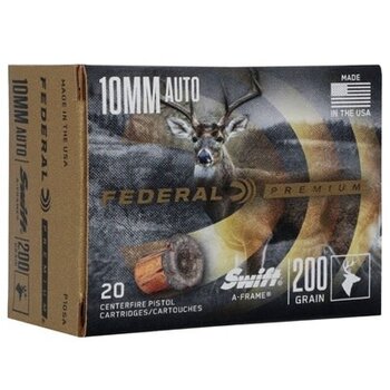 FEDERAL 10mm Auto 200gr Swift A-Frame 20ct — Bartons Big Country