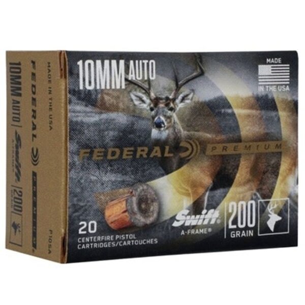 FEDERAL 10mm Auto 200gr Swift A-Frame 20ct