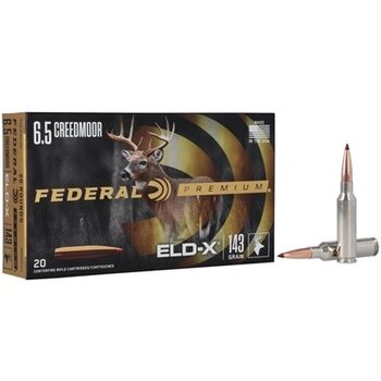 FEDERAL 6.5 Creedmoor 143gr ELD-X 20ct — Bartons Big Country