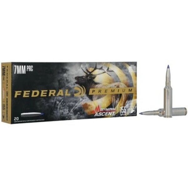 FEDERAL 7mm PRC 155gr Terminal Ascent 20ct