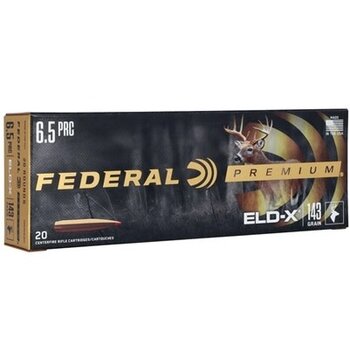 FEDERAL 6.5 PRC 143gr ELD-X 20ct — Bartons Big Country
