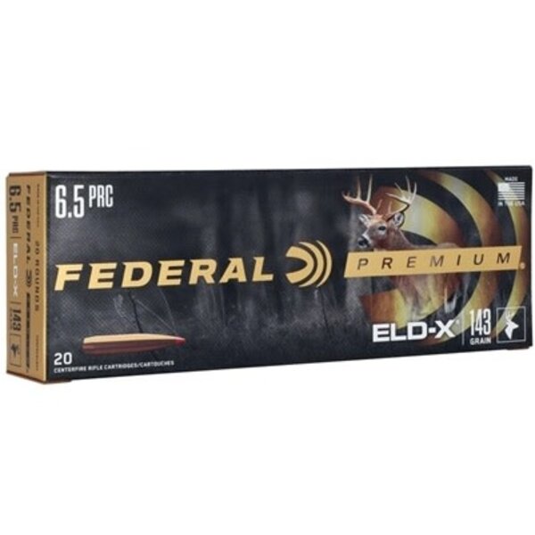 FEDERAL 6.5 PRC 143gr ELD-X 20ct